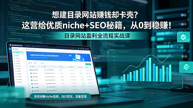 想建目录网站赚钱却卡壳？这营给优质 niche+SEO 秘籍，从 0 到稳赚！-星云网创