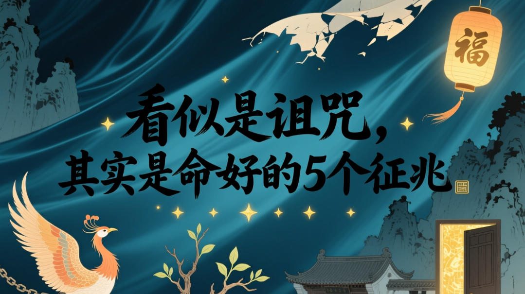 付费文章：看似是诅咒，其实是命好的5个征兆-星云网创