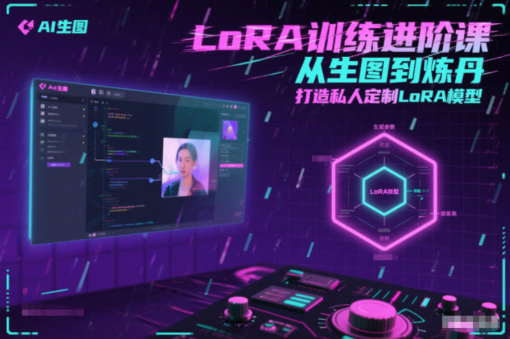 LoRA训练进阶课，从生图到炼丹，打造私人定制LoRA模型-星云网创