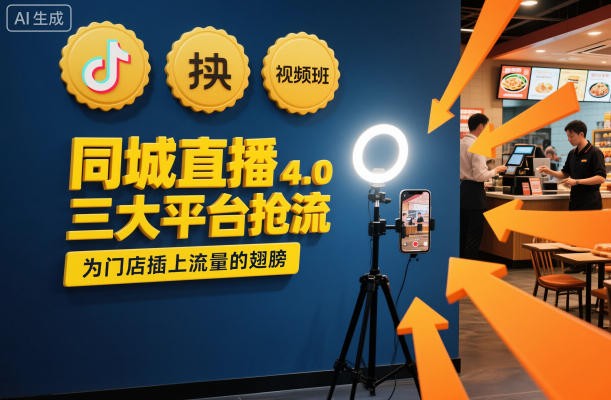 同城直播实操班4.0，三大平台抢流，为门店插上流量的翅膀-星云网创