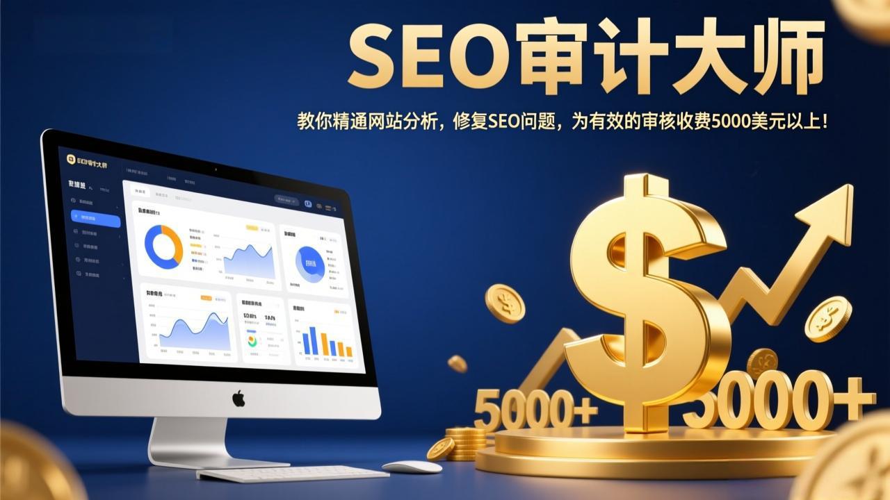 SEO审计大师：教你精通网站分析，修复SEO问题，为有效的审核收费5000美元以上！-星云网创