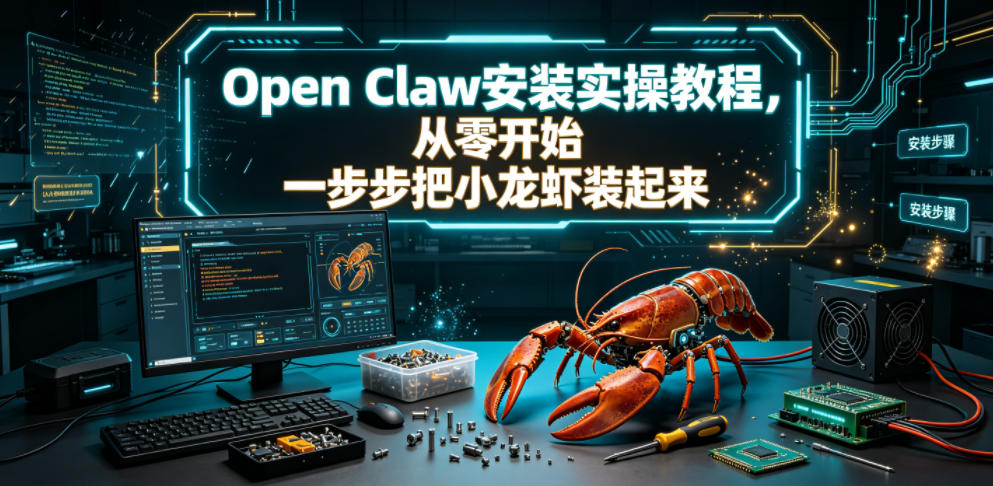 Open Claw安装实操教程,从零开始一步步一步步把小龙虾装起来-星云网创