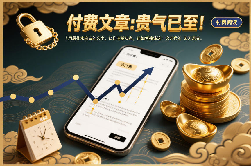 付费文章：贵气已至！用最朴素直白的文字，让你清楚知道，该如何接住这一次时代的泼天富贵-星云网创