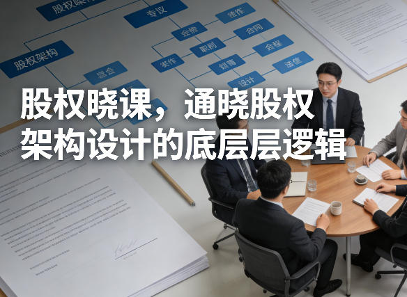 股权晓课，通晓股权架构设计的底层逻辑-星云网创