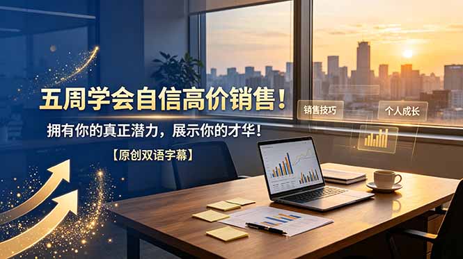 五周学会自信高价销售！拥有你的真正潜力，展示你的才华！【原创双语字幕】-星云网创