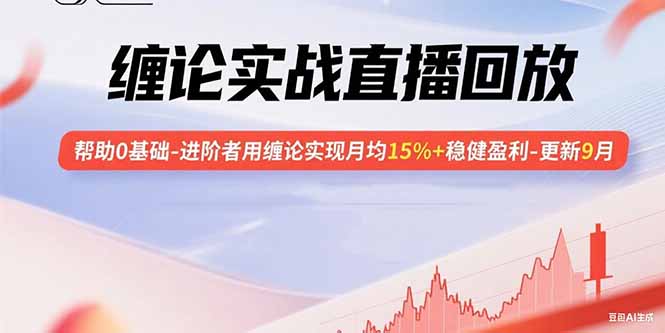 缠论实战直播回放：帮助0基础-进阶者用缠论实现月均15%+稳健盈利-更新9月-星云网创