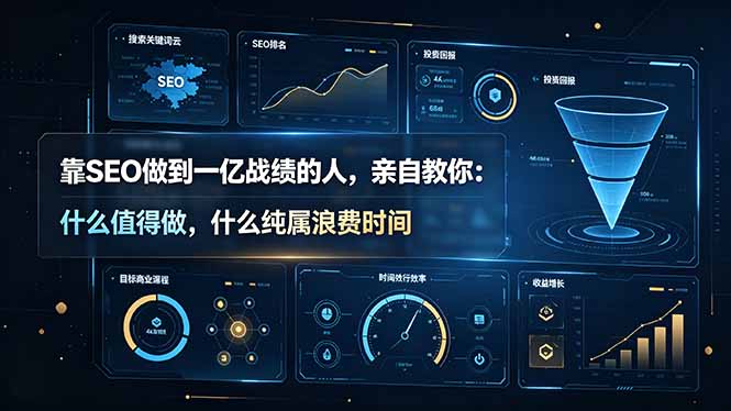 靠SEO做到一亿战绩的人，亲自教你：什么值得做，什么纯属浪费时间【原创双语字幕】-星云网创