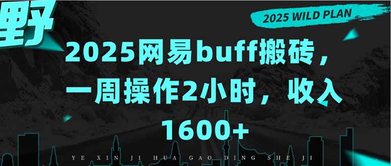 2025网易buff搬砖，一周操作2小时，收入1600+-星云网创