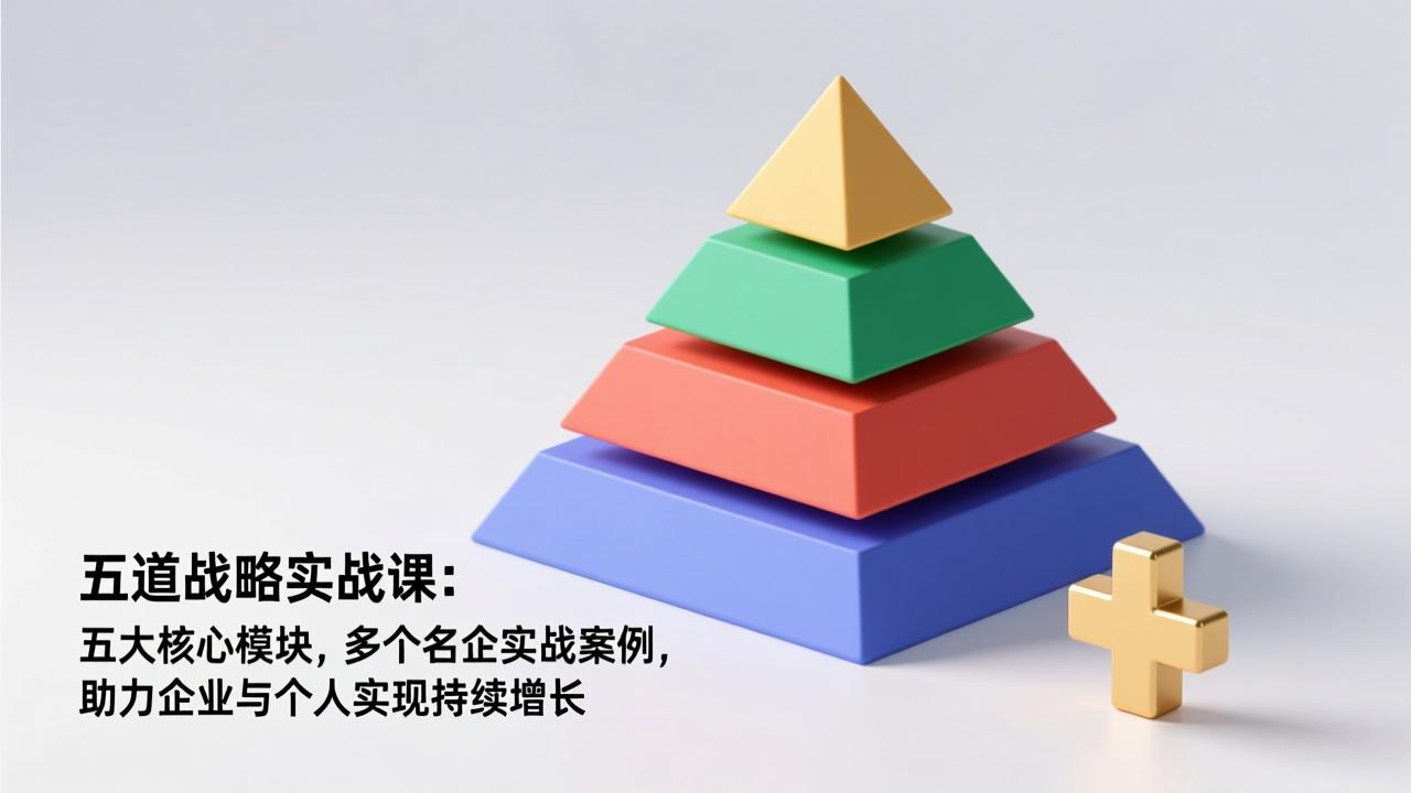 五道战略实战课：五大核心模块，多个名企实战案例，助力企业与个人实现持续增长-星云网创