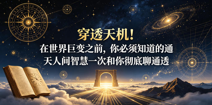 付费文章：穿透天机！在世界巨变之前，你必须知道的通天人间智慧一次和你彻底聊通透-星云网创