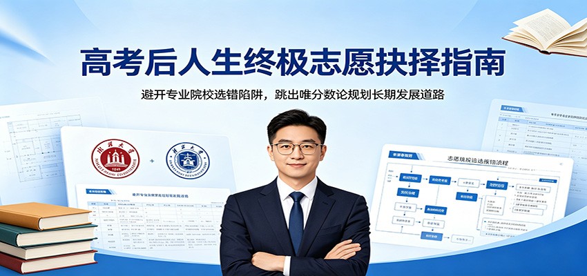 高考后人生终极志愿抉择指南：避开专业院校选错陷阱，跳出唯分数论规划长期发展道路-星云网创