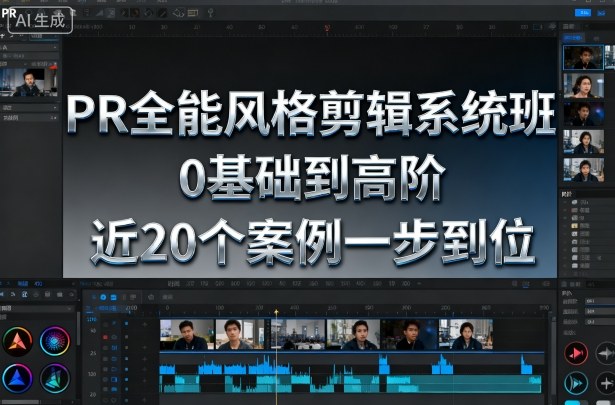 PR全能风格剪辑系统班，0基础到高阶，近20个案例一步到位-星云网创