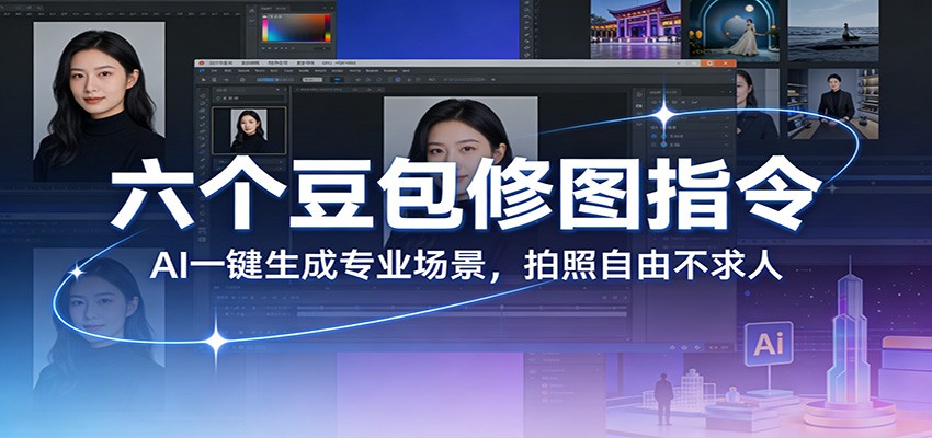 六个豆包修图指令：AI 一键生成专业场景，拍照自由不求人-星云网创