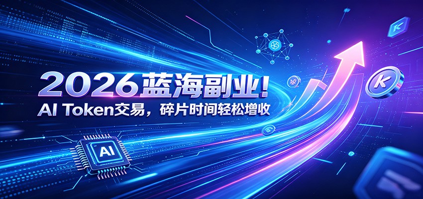 2026蓝海副业！AI Token交易，碎片时间轻松增收-星云网创