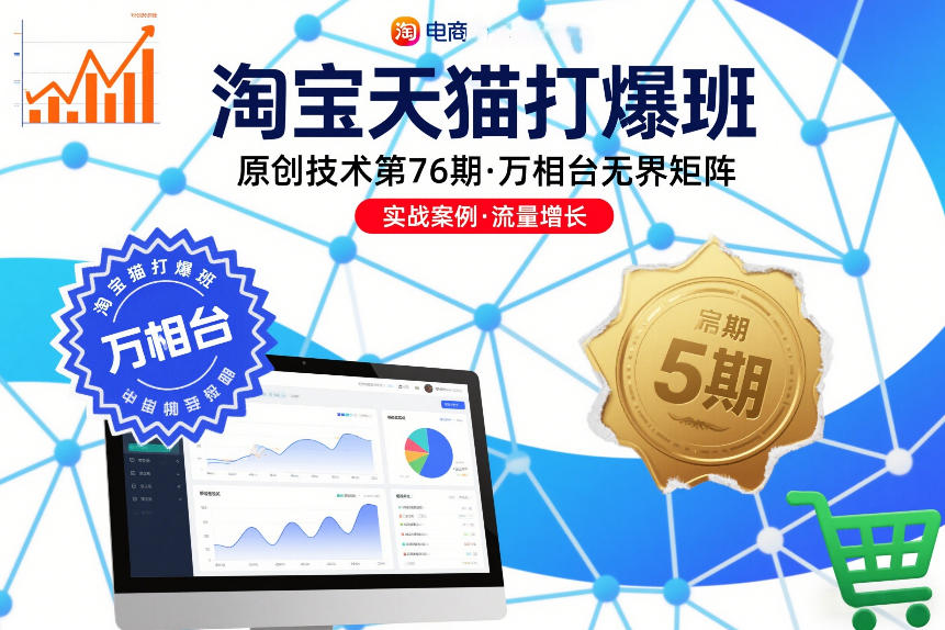 淘宝天猫打爆班原创技术第76期，万相台无界矩阵-星云网创