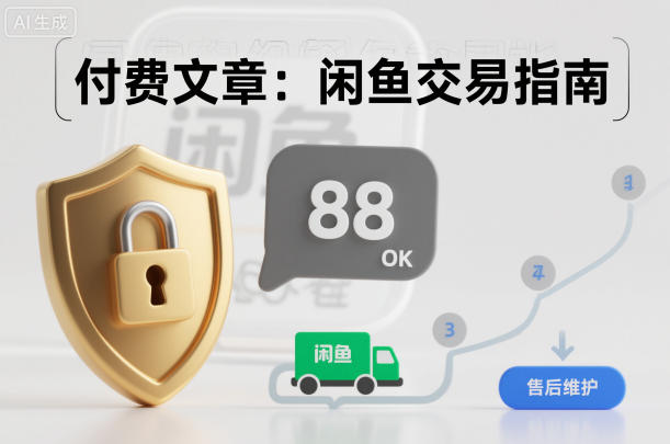 付费文章：闲鱼交易指南，怎么才能降低被坑被马扁的概率-我要项目网