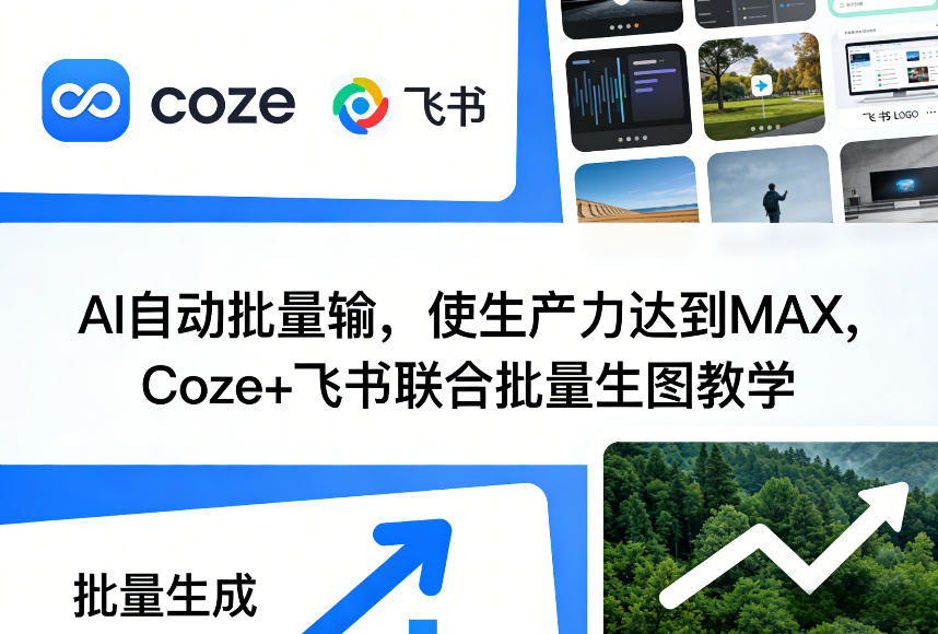 AI自动批量输，使生产力达到MAX，Coze+飞书联合批量生图教学-星云网创