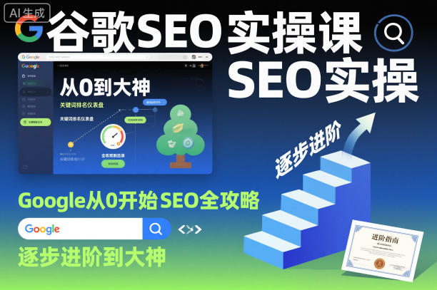 谷歌SEO实操课，Google从0开始SEO全攻略，逐步进阶到大神(更新26年)-星云网创