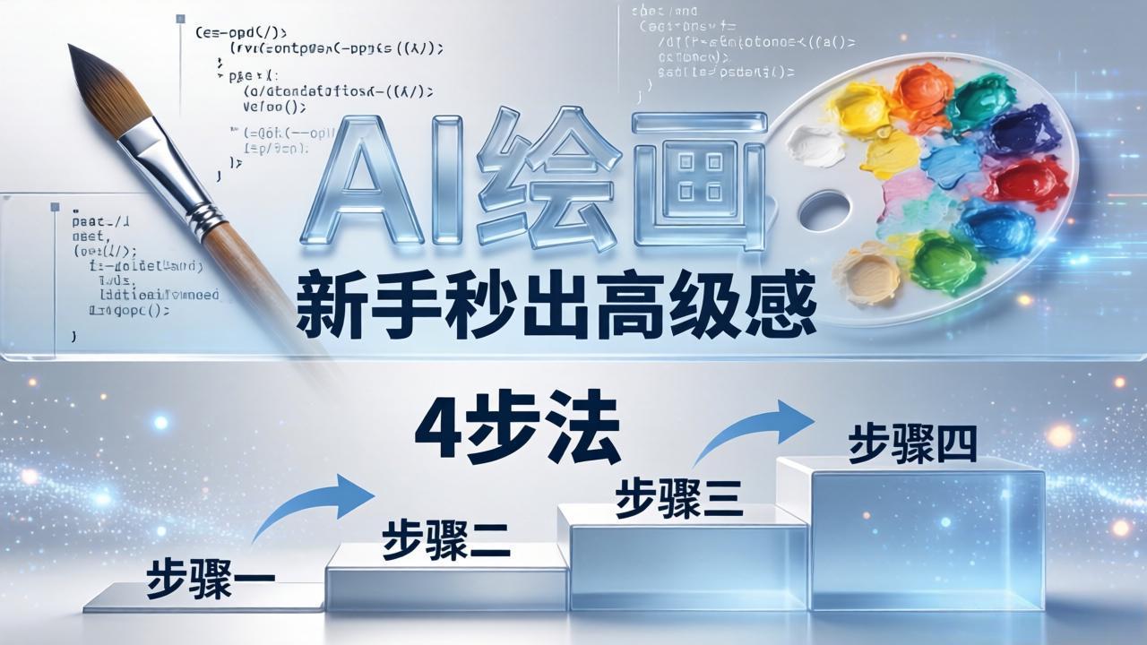 AI绘画入门别再硬磕了！即梦4步法：万能提示词公式+BRTR框架，新手秒出高级感-星云网创