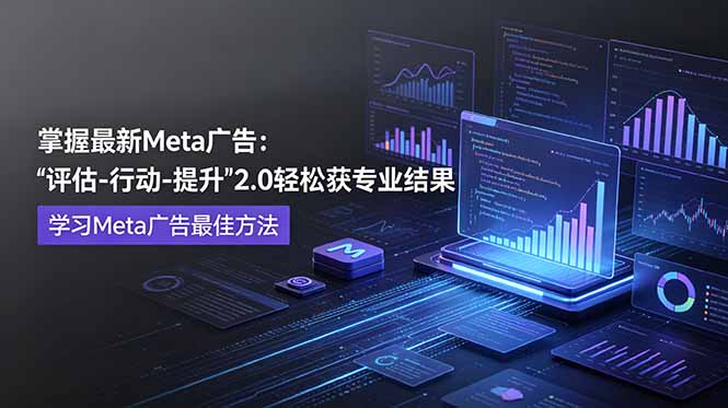 掌握最新的Meta广告，通过“评估-行动-提升”2.0版本轻松获得专业级结果。学习目前学习Meta广告的最佳方法-星云网创