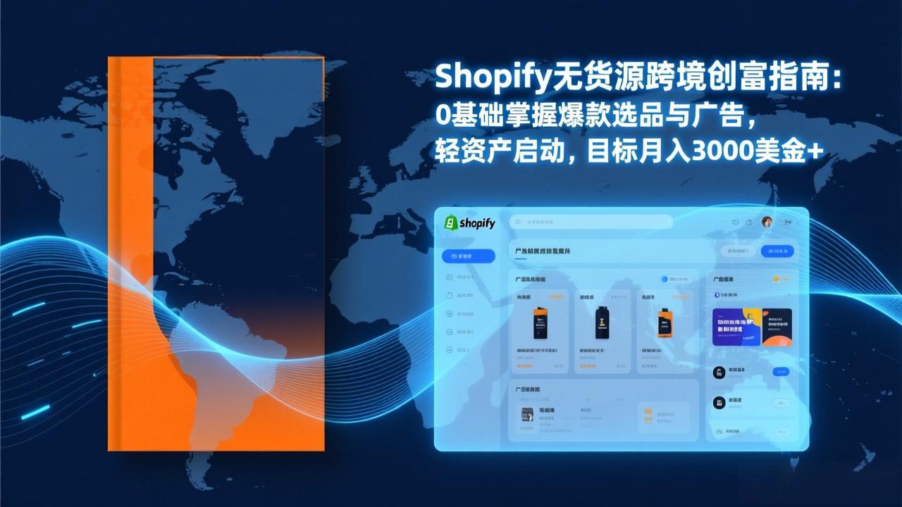 Shopify爆款打法实战：从选品到广告投放，复制爆款模型，驱动独立站月销售额破万刀-星云网创