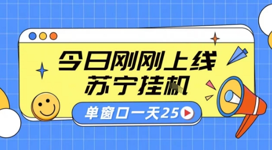 苏宁全自动采集挂G项目 稳定可批量 单窗口收益30+ 附教程【揭秘】-星云网创
