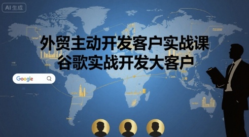 外贸主动开发客户实战课，谷歌实战开发大客户-星云网创