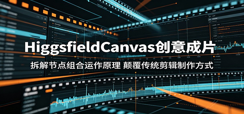 HiggsfieldCanvas创意成片：拆解节点组合运作原理，颠覆传统剪辑制作方式-星云网创