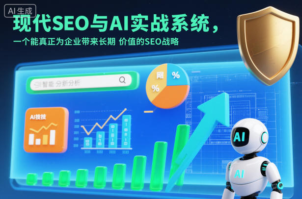 现代SEO与AI实战系统，一个能真正为企业带来长期价值的SEO战略(英语+中文字幕)-翻身路网创