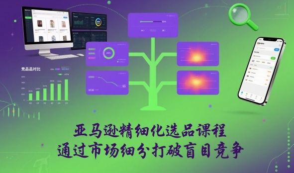 亚马逊精细化选品课程，通过市场细分打破盲目竞争-星云网创