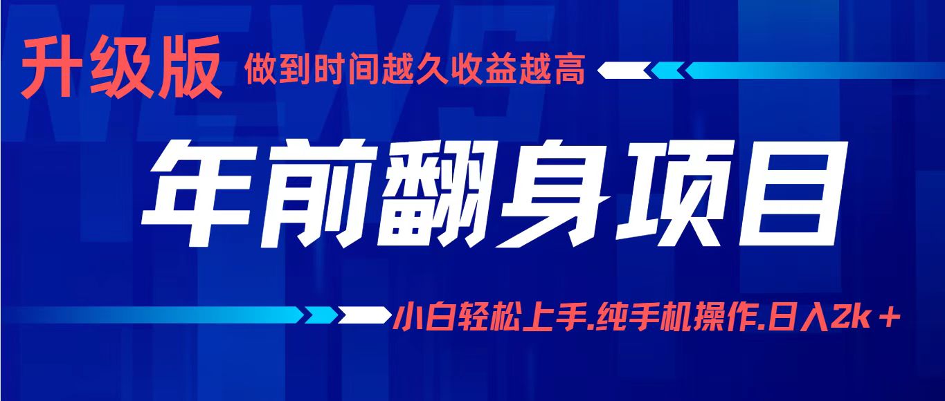 项目讲解年入百万：小白轻松上手，纯手机操作.日入2k+-星云网创