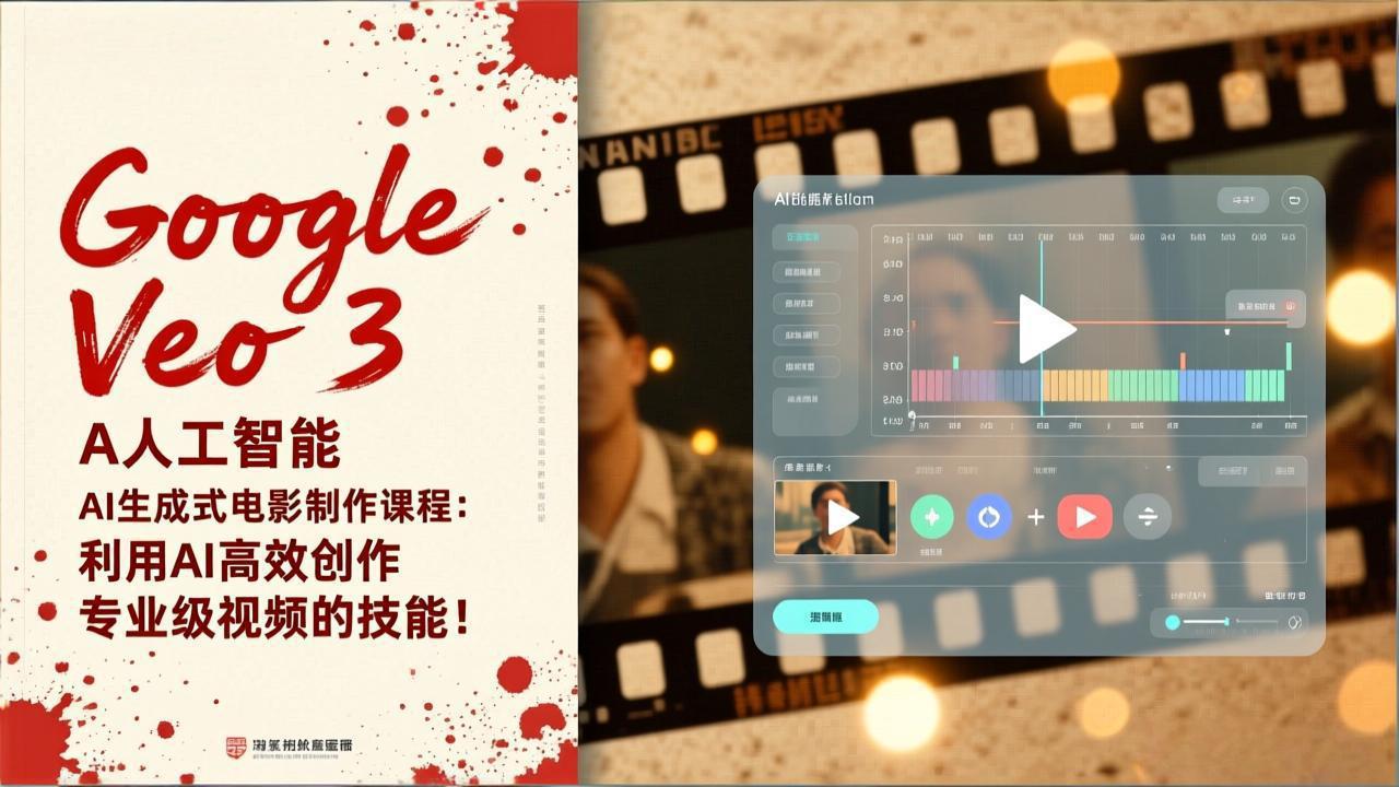 Google Veo 3人工智能AI生成式电影制作课程：利用AI高效创作专业级视频的技能！-云网创