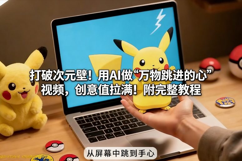 打破次元壁！用AI做【万物跳进手心】视频，创意值拉满！附完整教程-星云网创
