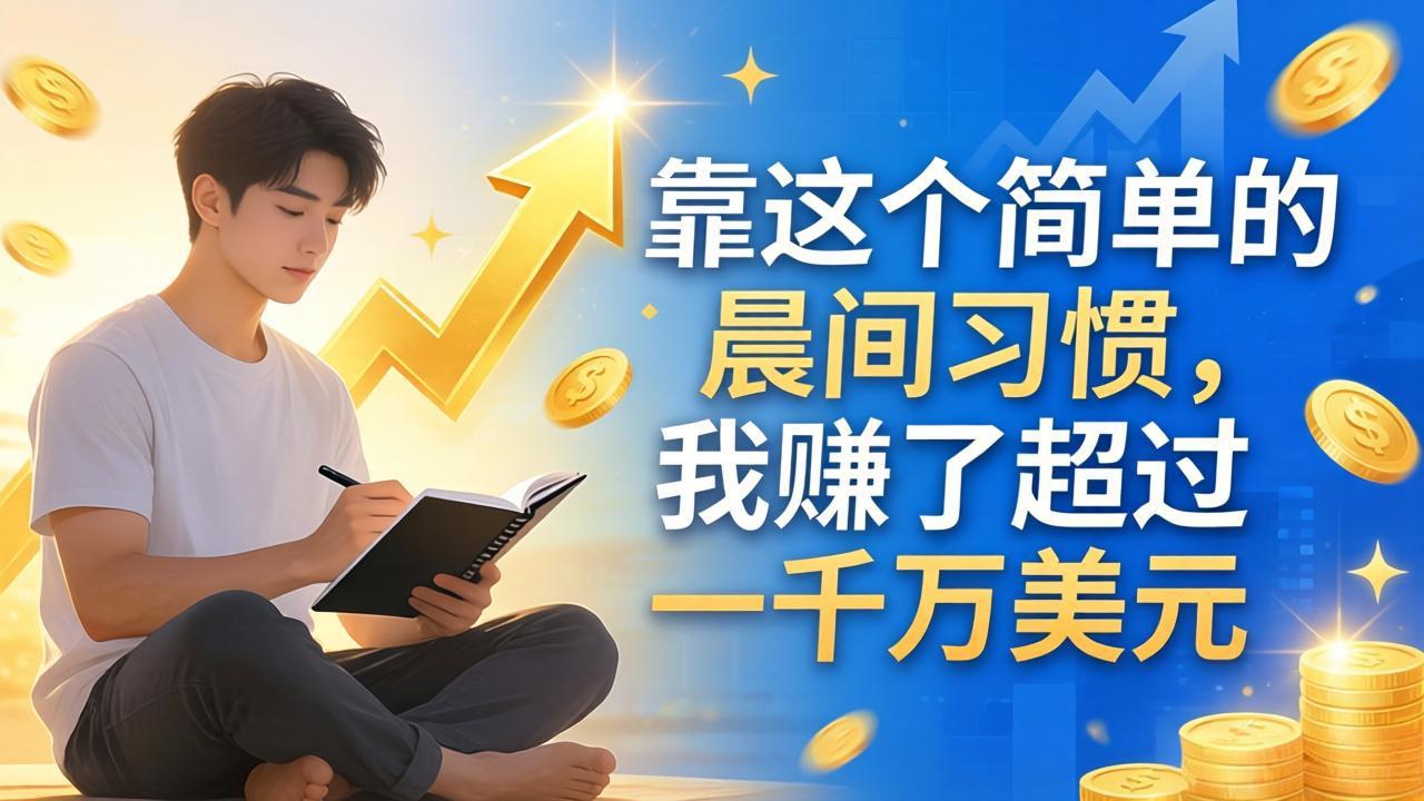 付费文章：靠这个简单的晨间习惯，我赚了超过一千万美元-星云网创