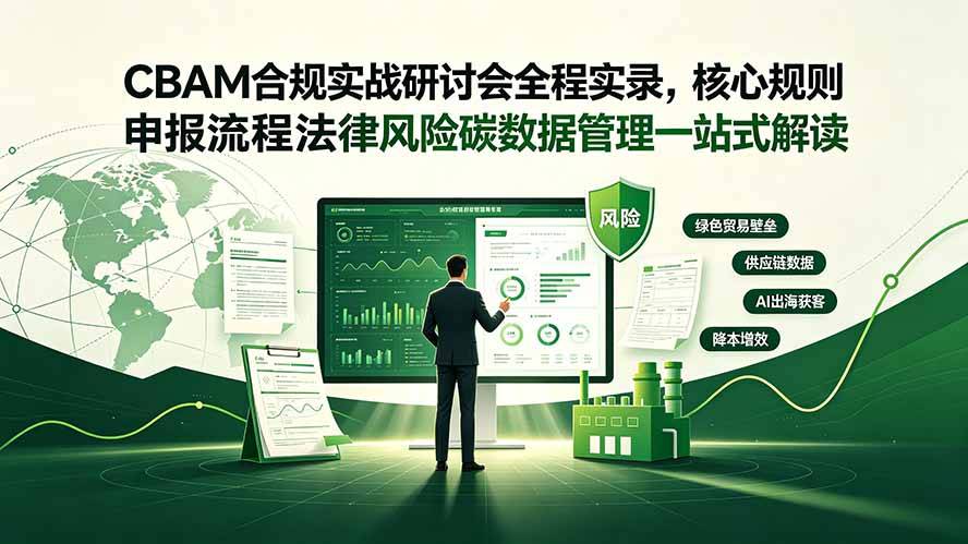 CBAM合规实战研讨会全程实录，核心规则申报流程法律风险碳数据管理一站式解读-星云网创