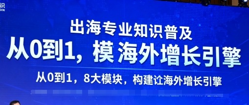 出海专业知识普及，从0到1，8大模块构建你的海外增长引擎-柚子轻创