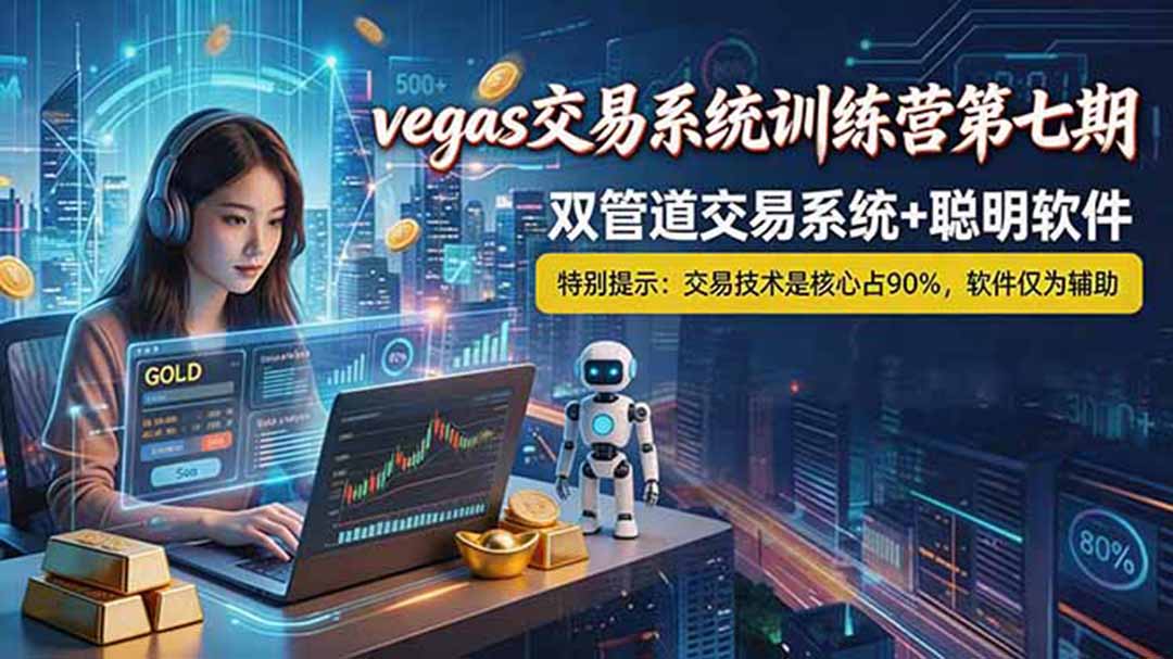 【海外美金AI搬砖】Vegas交易技术+聪明软件， 黄金期货日赚50-1000U， 长期稳定，小白轻松上手-星云网创