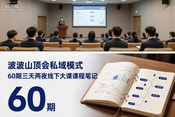 波波山顶会私域模式60期三天两夜线下大课课程笔记(文档)-星云网创