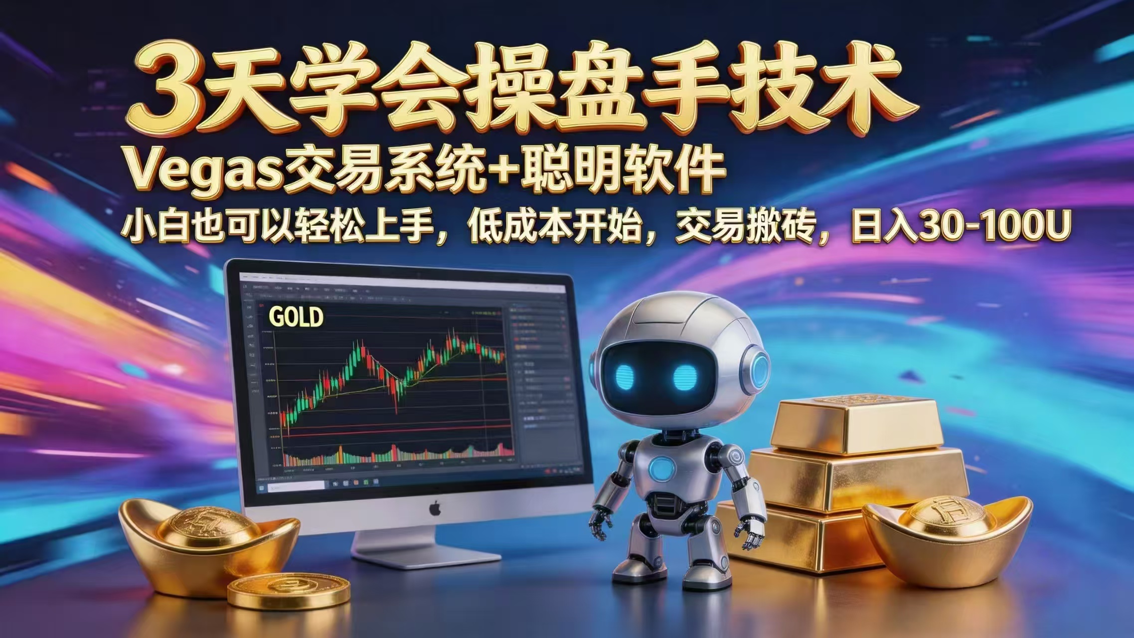 三天学会操盘手技术，vegas技术+聪明软件，小白也可以轻松上手，日入1000+-星云网创