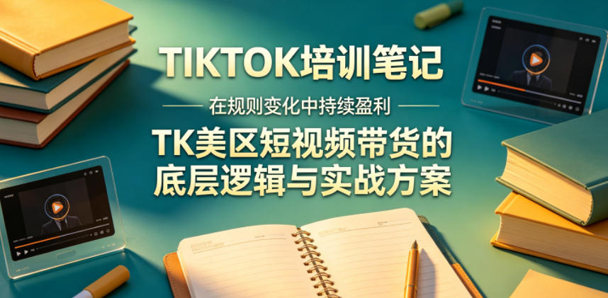 视界跨境TIKTOK4月17培训笔记，在规则变化中持续盈利，TK美区短视频带货的底层逻辑与实战方案【文档】-星云网创