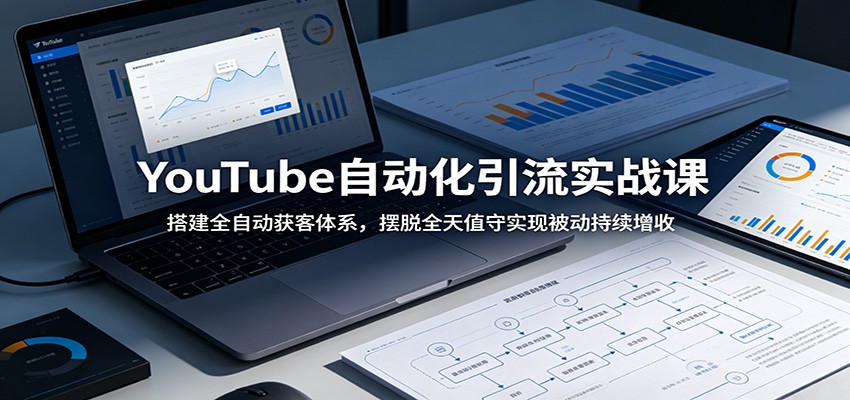 YouTube自动化引流实战课：搭建全自动获客体系，摆脱全天值守实现被动持续增收-星云网创