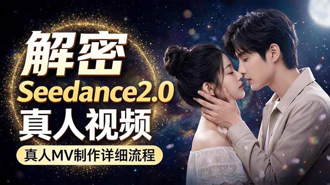 Seedance 2.0电影级真人 MV全流程拆解：提示词、运镜、粒子特效，手把手实操-星云网创