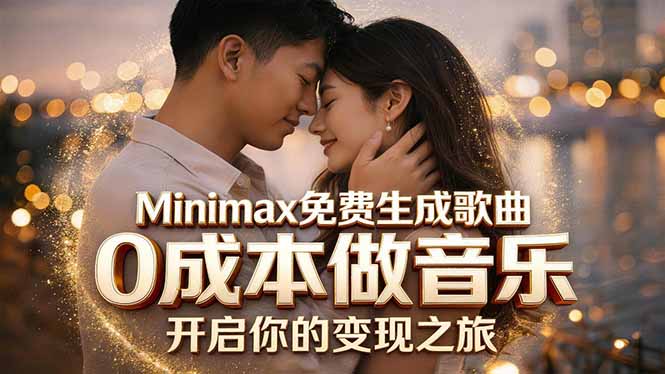 Minimax免费生成歌曲实测！0成本做音乐，说唱流行Lofi一键生成-星云网创