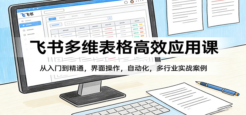 飞书多维表格高效应用课：从入门到精通，界面操作，自动化，多行业实战案例-星云网创