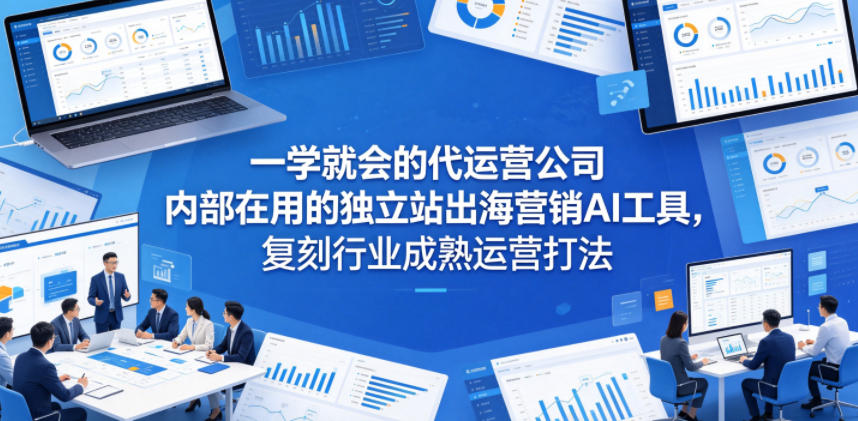 一学就会的代运营公司内部在用的独立站出海营销AI工具，复刻行业成熟运营打法-星云网创