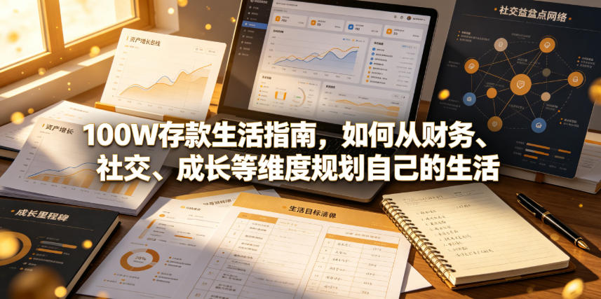付费文章：100W存款生活指南，如何从财务、社交、成长等维度规划自己的生活-星云网创