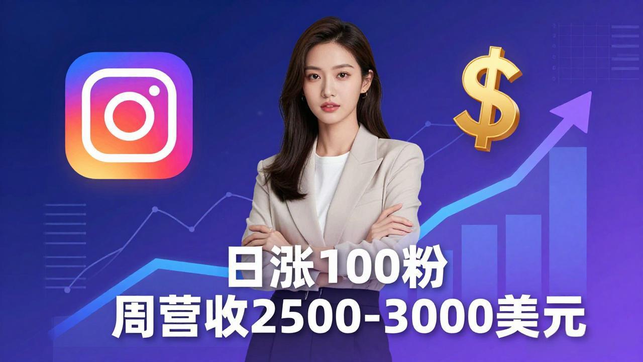 想做数字产品？Sheri亲授：日涨100粉、每周2500至3000美元的营收，Instagram躺着赚-星云网创