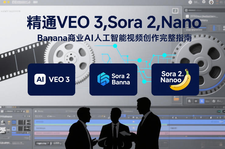 精通VEO 3，Sora 2，Nano Banana商业AI人工智能视频创作完整指南-星云网创