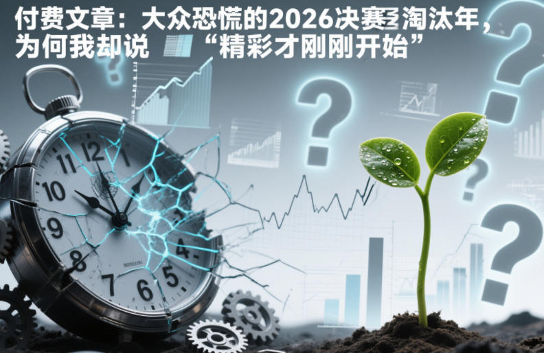 付费文章：大众恐慌的2026决赛淘汰年，为何我却说“精彩才刚刚开始”？-星云网创