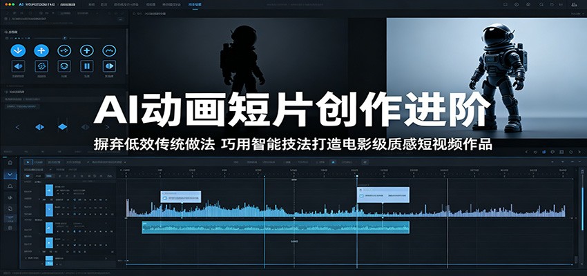 AI动画短片创作进阶：摒弃低效传统做法，巧用智能技法打造电影级质感短视频作品-星云网创